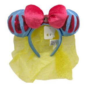 Disney Princess Headband with Pink and Blue Bow